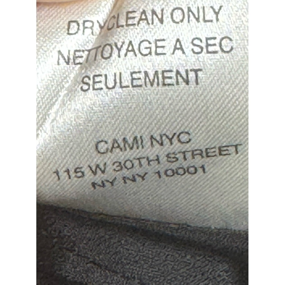 Cami NYC Silk Mini Slip Dress Black Medium Charmeuse Minimalist Luxury A-Line - Picture 5 of 7